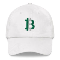 Load image into Gallery viewer, Nigerian Flag Bitcoin B Dad Hat - fomo21
