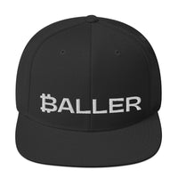 Load image into Gallery viewer, Baller Bitcoin B Snapback Hat - fomo21
