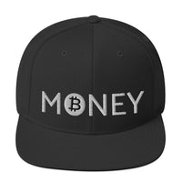 Load image into Gallery viewer, Money With Bitcoin B Snapback Hat - fomo21
