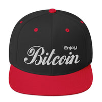 Load image into Gallery viewer, Enjoy Bitcoin Snapback Hat - fomo21
