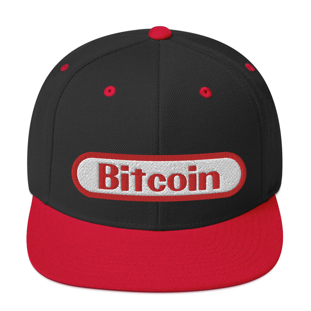 Bitcoin Gamer Snapback Hat - fomo21