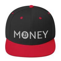 Load image into Gallery viewer, Money With Bitcoin B Snapback Hat - fomo21
