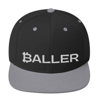 Load image into Gallery viewer, Baller Bitcoin B Snapback Hat - fomo21
