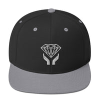 Load image into Gallery viewer, Diamond Hands Bitcoin Snapback Hat - fomo21
