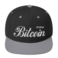 Load image into Gallery viewer, Enjoy Bitcoin Snapback Hat - fomo21
