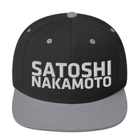 Load image into Gallery viewer, Satoshi Nakamoto Bitcoin Snapback Hat - fomo21
