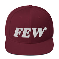 Load image into Gallery viewer, Few Bold (White Embroidery) Bitcoin Snapback Hat - fomo21
