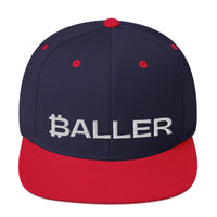 Load image into Gallery viewer, Baller Bitcoin B Snapback Hat - fomo21
