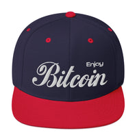Load image into Gallery viewer, Enjoy Bitcoin Snapback Hat - fomo21
