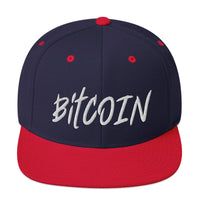 Load image into Gallery viewer, Bitcoin Fearless Snapback Hat - fomo21
