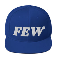 Load image into Gallery viewer, Few Bold (White Embroidery) Bitcoin Snapback Hat - fomo21
