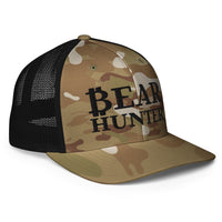 Load image into Gallery viewer, Bear Hunter Camo Bitcoin Trucker Hat - fomo21
