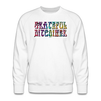 Load image into Gallery viewer, Grateful Bitcoiner Crewneck Sweatshirt-Crewneck Sweatshirt-fomo21
