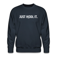 Load image into Gallery viewer, Just HODL It Bitcoin Crewneck Sweatshirt-Crewneck Sweatshirt-fomo21

