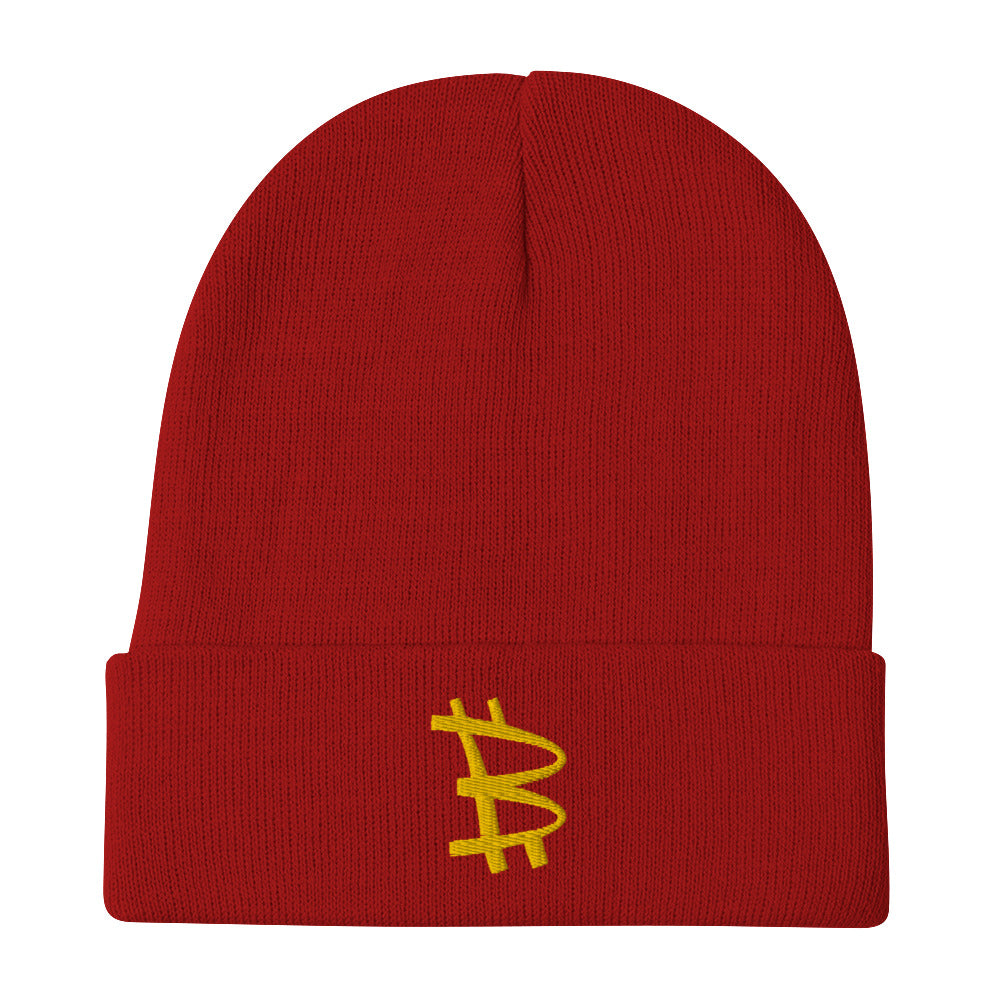 Old MacDonald Bitcoin Embroidered Beanie