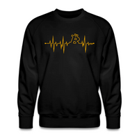 Load image into Gallery viewer, My Heart Beats Bitcoin Crewneck Sweatshirt-Crewneck Sweatshirt-fomo21
