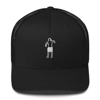 Load image into Gallery viewer, Here Come Cory (White Embroidery) Bitcoin Trucker Hat - fomo21
