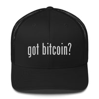 Load image into Gallery viewer, Got Bitcoin? Trucker Hat - fomo21
