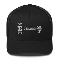 Load image into Gallery viewer, Bitcoin Is Math Trucker Hat - fomo21
