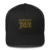 Load image into Gallery viewer, BTC Jedi Bitcoin Trucker Hat - fomo21

