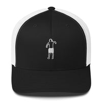 Load image into Gallery viewer, Here Come Cory (White Embroidery) Bitcoin Trucker Hat - fomo21
