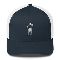 Load image into Gallery viewer, Here Come Cory (White Embroidery) Bitcoin Trucker Hat - fomo21
