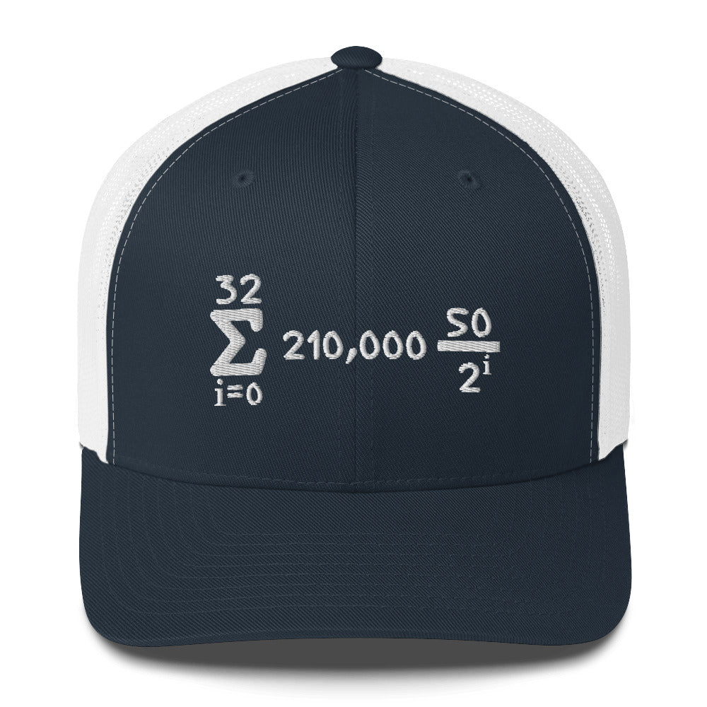 Bitcoin Is Math Trucker Hat - fomo21