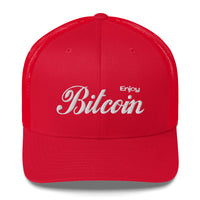 Load image into Gallery viewer, Enjoy Bitcoin Trucker Hat - fomo21
