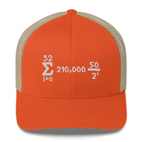 Load image into Gallery viewer, Bitcoin Is Math Trucker Hat - fomo21

