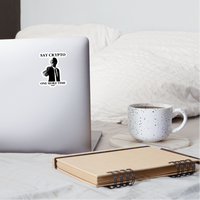 Load image into Gallery viewer, Say Crypto One More Time Bitcoin Sticker-Sticker-fomo21

