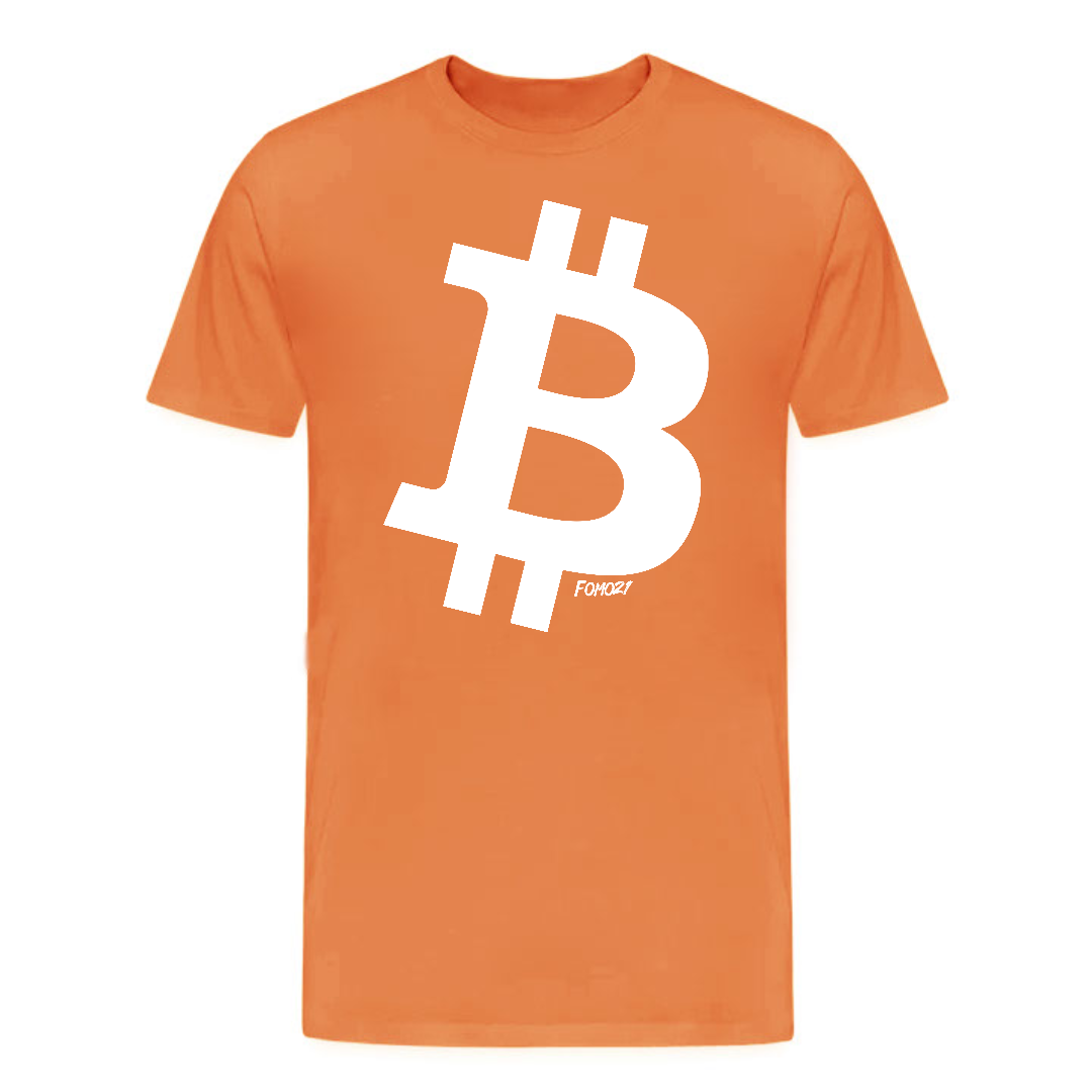 Simple B Bitcoin T-Shirt in Burnt Orange