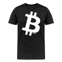 Load image into Gallery viewer, Simple B Bitcoin T-Shirt in Dark Grey Heather
