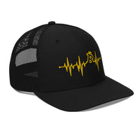 Load image into Gallery viewer, My Heart Beats Bitcoin Trucker Hat - fomo21
