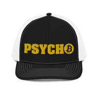Load image into Gallery viewer, Bitcoin Psycho Trucker Cap - fomo21

