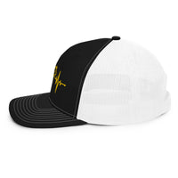 Load image into Gallery viewer, My Heart Beats Bitcoin Trucker Hat - fomo21
