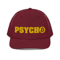 Load image into Gallery viewer, Bitcoin Psycho Trucker Cap - fomo21
