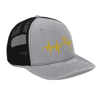 Load image into Gallery viewer, My Heart Beats Bitcoin Trucker Hat - fomo21
