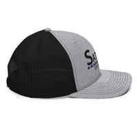 Load image into Gallery viewer, Satoshi For President 2024 (Black Lettering) Bitcoin Trucker Hat - fomo21
