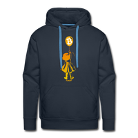 Load image into Gallery viewer, Bitcoin Balloon Girl Hoodie Sweatshirt - navy
