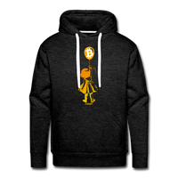 Load image into Gallery viewer, Bitcoin Balloon Girl Hoodie Sweatshirt - charcoal grey
