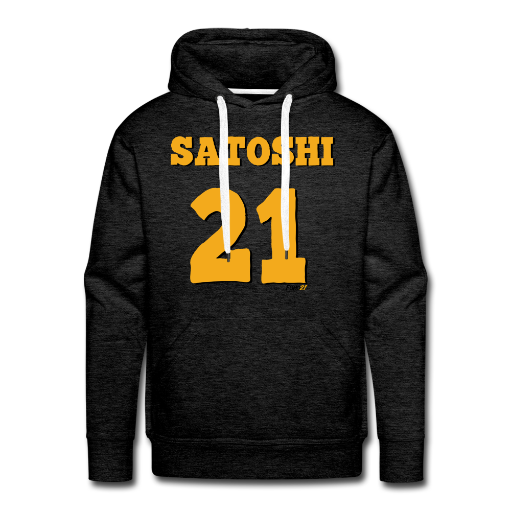 Satoshi Legend 21 Hoodie Sweatshirt - charcoal grey