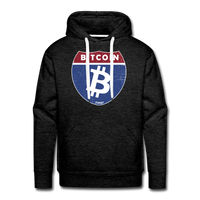 Load image into Gallery viewer, Highway Bitcoin Hoodie Sweatshirt - charcoal grey
