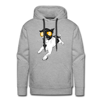 Load image into Gallery viewer, Bitcoin Is For The Chihuahuas Hoodie Sweatshirt - heather grey
