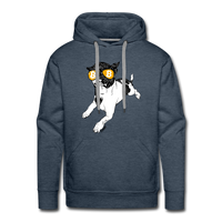 Load image into Gallery viewer, Bitcoin Is For The Chihuahuas Hoodie Sweatshirt - heather denim
