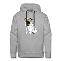Load image into Gallery viewer, Bitcoin Is For The Pugs Hoodie Sweatshirt - heather grey

