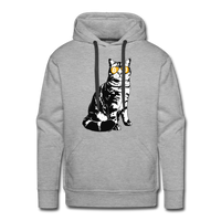 Load image into Gallery viewer, Bitcoin Is For The Cats Hoodie Sweatshirt - heather grey
