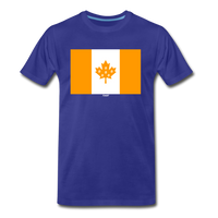 Load image into Gallery viewer, Bitcoin Flag of Canada T-Shirt - royal blue
