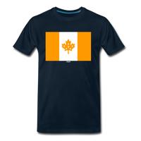 Load image into Gallery viewer, Bitcoin Flag of Canada T-Shirt - deep navy

