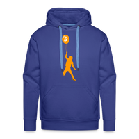 Load image into Gallery viewer, Bitcoin Balloon Boy Hoodie Sweatshirt - royal blue
