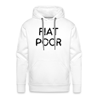 Load image into Gallery viewer, Fiat Poor Bitcoin Hoodie Sweatshirt - white
